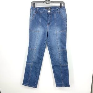1822 Denim Women Size 6 Jeans Light Wash Denim‎ Pants Relaxed Straight Stretch
